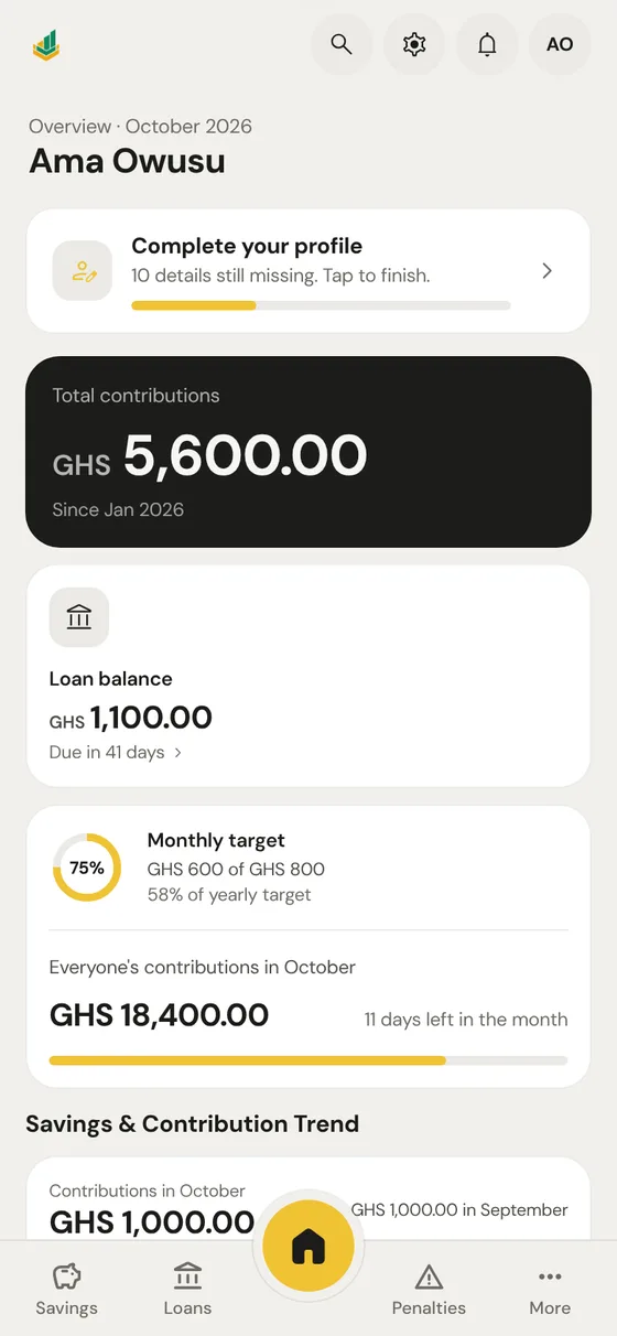 Member portal overview